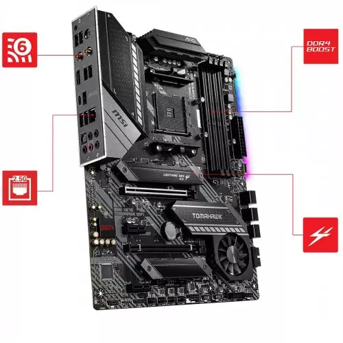MSI MAG X570 TOMAHAWK WiFi AMD Motherboard - 1