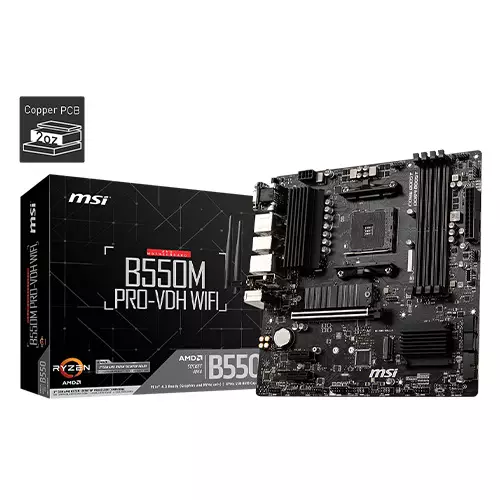 MSI B550M PRO-VDH WIFI AMD MOTHERBOARD