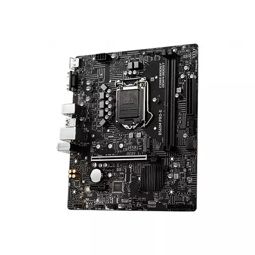 MSI B560M PRO-E 10th and 11th Gen Micro ATX Motherboard - 1
