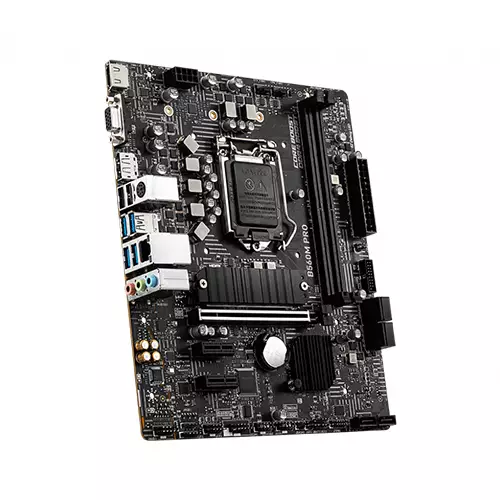 MSI B560M PRO 10th and 11th Gen Micro ATX Motherboard - 1
