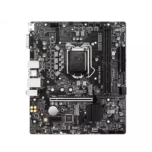 MSI H510M-A PRO 10th and 11th Gen Micro ATX Motherboard-gallery-1