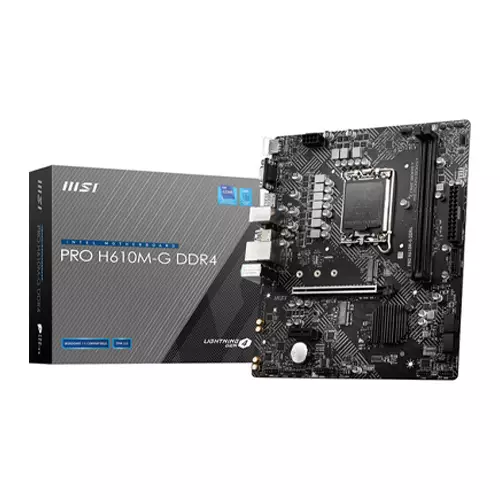 MSI PRO H610M-G DDR4 MICRO-ATX LGA 1700 MOTHERBOARD