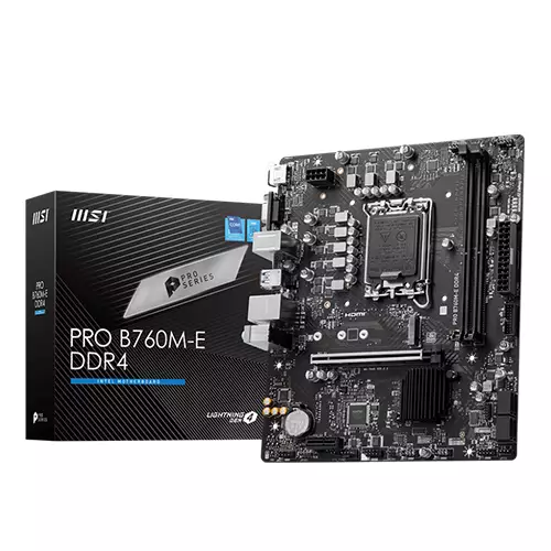 MSI PRO B760M-E DDR4 13TH GEN MOTHERBOARD