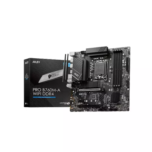 MSI PRO B760M-A WIFI DDR4 12TH/13TH GEN MOTHERBOARD