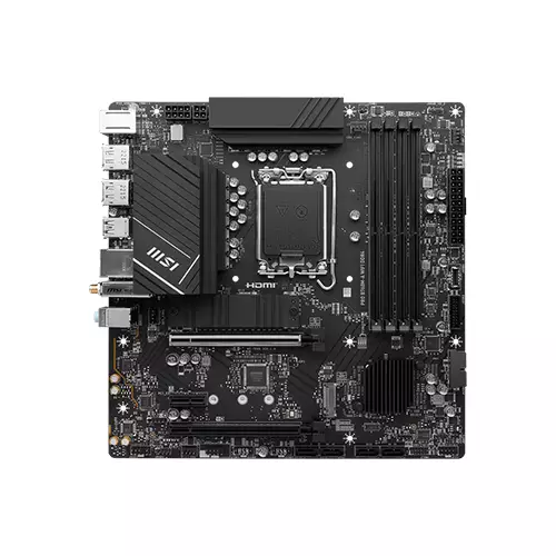MSI PRO B760M-A WIFI DDR4 12TH/13TH GEN MOTHERBOARD-gallery-1