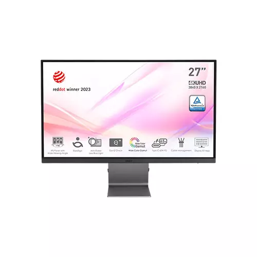 MSI MODERN MD271UL 27 INCH 4K UHD 60HZ TYPE-C MONITOR