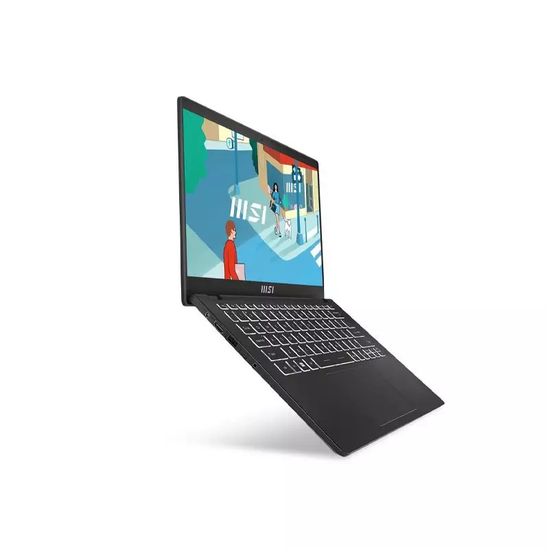 MSI MODERN 14 C13M CORE I7 13TH GEN 16GB RAM 512GB SSD 14 INCH FULL HD DISPLAY CLASSIC BLACK LAPTOP (C13M-649BD-CB71355U16GXXDX11EMH) - 3