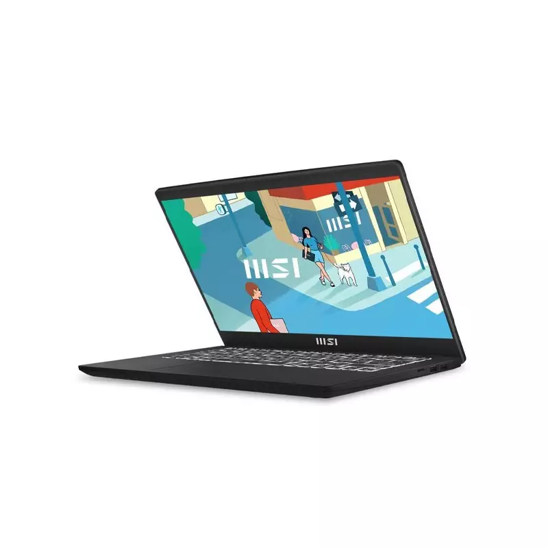 MSI MODERN 14 C13M CORE I7 13TH GEN 16GB RAM 512GB SSD 14 INCH FULL HD DISPLAY CLASSIC BLACK LAPTOP (C13M-649BD-CB71355U16GXXDX11EMH) - 4