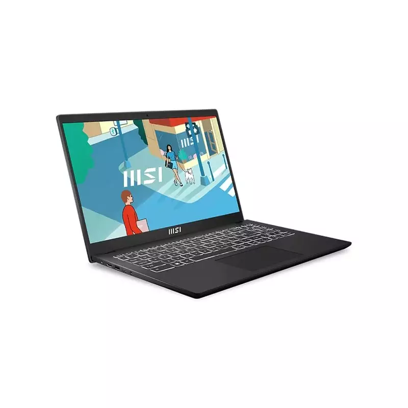 MSI MODERN 15 B13M CORE I7 13TH GEN 16GB RAM 512GB SSD 15.6 INCH IPS FHD DISPLAY CLASSIC BLACK LAPTOP - 1