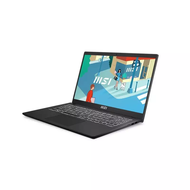 MSI MODERN 15 B13M CORE I7 13TH GEN 16GB RAM 512GB SSD 15.6 INCH IPS FHD DISPLAY CLASSIC BLACK LAPTOP - 2