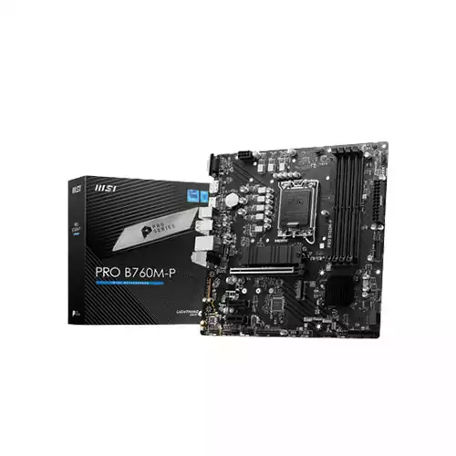 Msi Pro B760M-P DDR5 13th Gen & 12th Gen M-ATX Motherboard