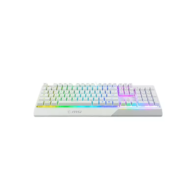 MSI VIGOR GK30 WHITE USB WIRED GAMING KEYBOARD - 1