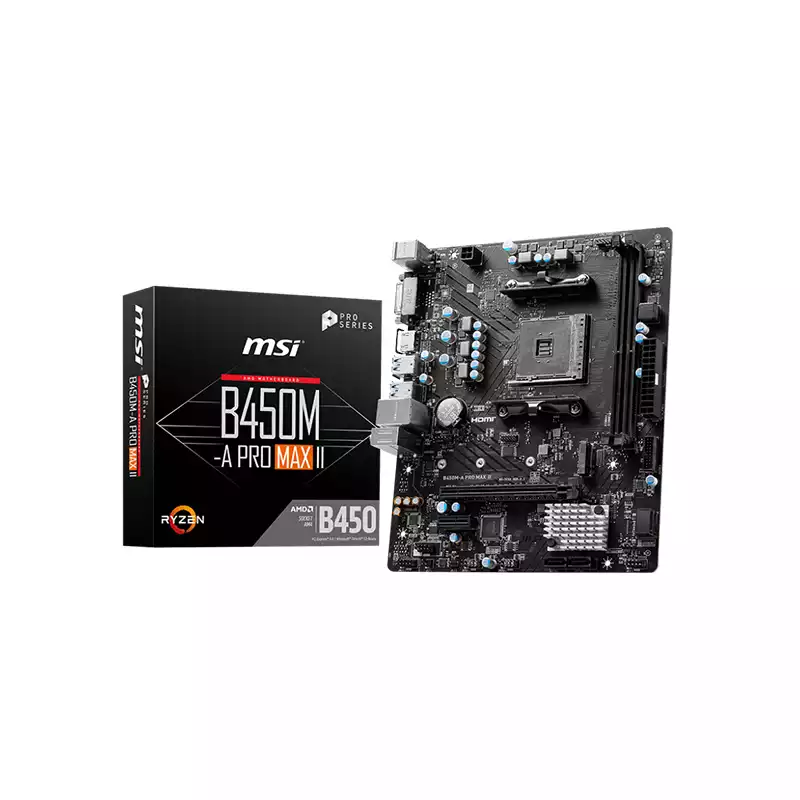 MSI B450M-A PRO MAX II AMD AM4 DDR4 ATX Motherboard