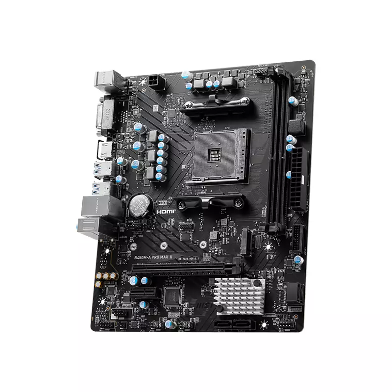 MSI B450M-A PRO MAX II AMD AM4 DDR4 ATX Motherboard - 2