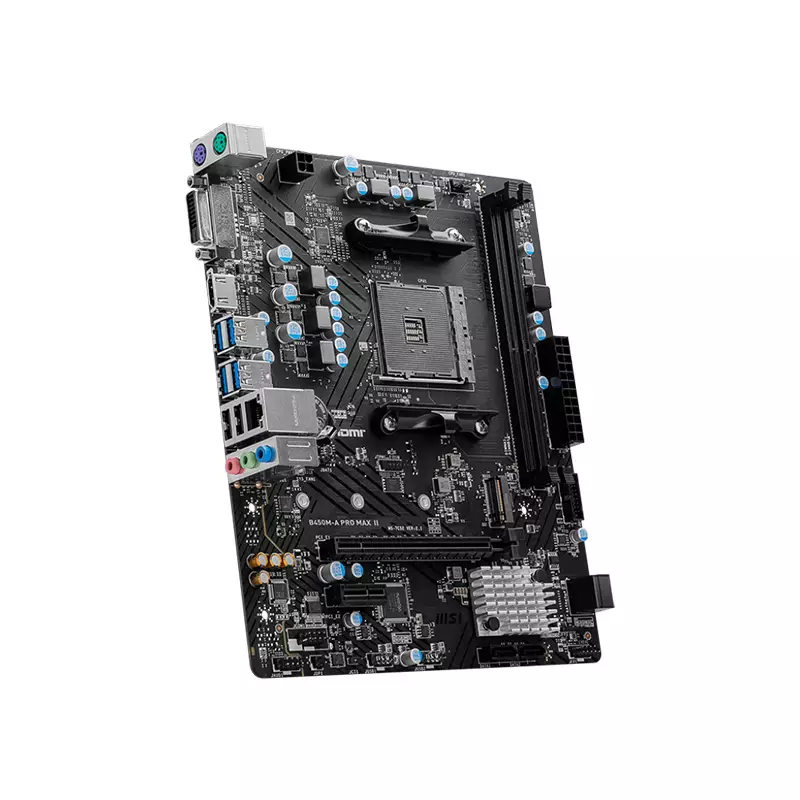 MSI B450M-A PRO MAX II AMD AM4 DDR4 ATX Motherboard - 3