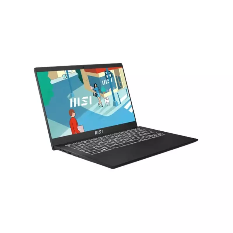 MSI MODERN 14 C12MO CORE I3 12TH GEN 16GB RAM 512GB SSD 14 INCH FULL HD DISPLAY CLASSIC BLACK LAPTOP-1