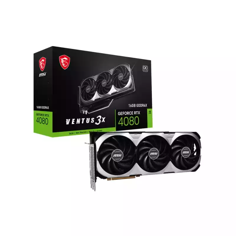 MSI GEFORCE RTX 4080 VENTUS 3X OC 16GB GRAPHICS CARD