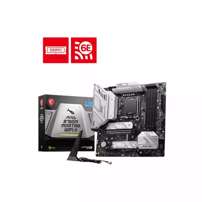MSI  MAG B760M MORTAR WIFI II DDR5 MOTHERBOARD