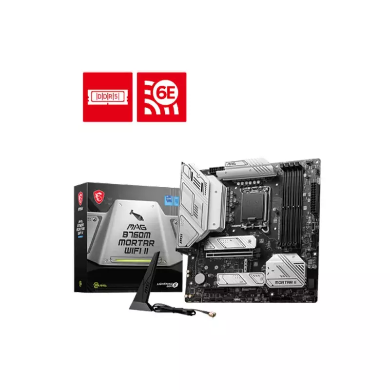 MSI  MAG B760M MORTAR WIFI II DDR5 MOTHERBOARD
