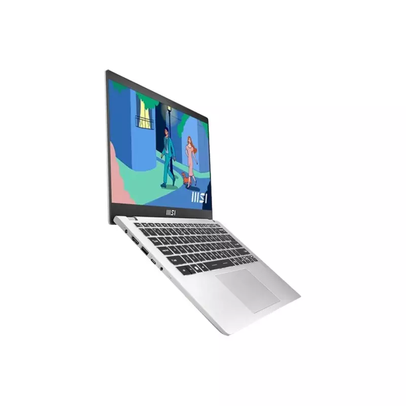 MSI MODERN 14 C12MO INTEL CORE I5 1235U 12TH GEN 16GB RAM 512GB SSD 14 INCH FHD DISPLAY URBAN SILVER LAPTOP (870BD-US51235U16GXXDX11EMH) - 2
