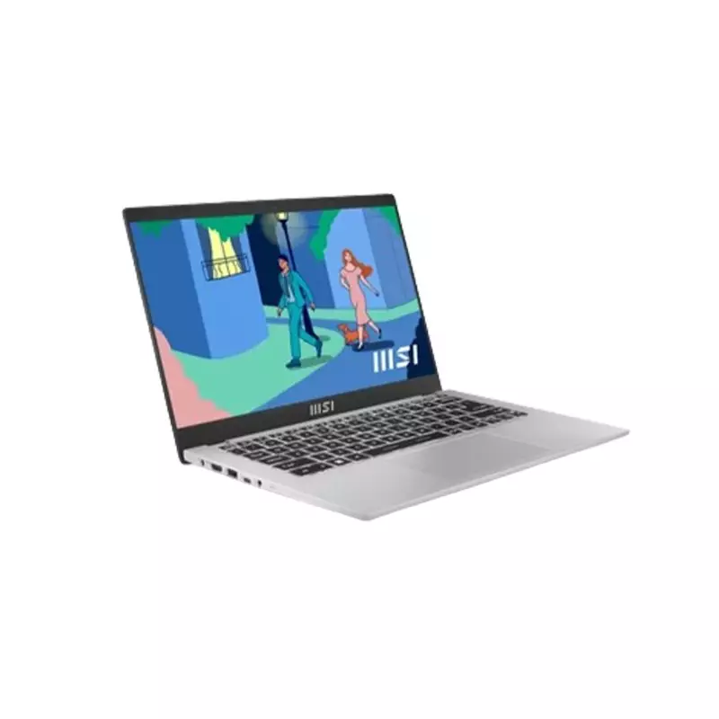 MSI MODERN 14 C12MO INTEL CORE I5 1235U 12TH GEN 16GB RAM 512GB SSD 14 INCH FHD DISPLAY URBAN SILVER LAPTOP (870BD-US51235U16GXXDX11EMH)-gallery-1