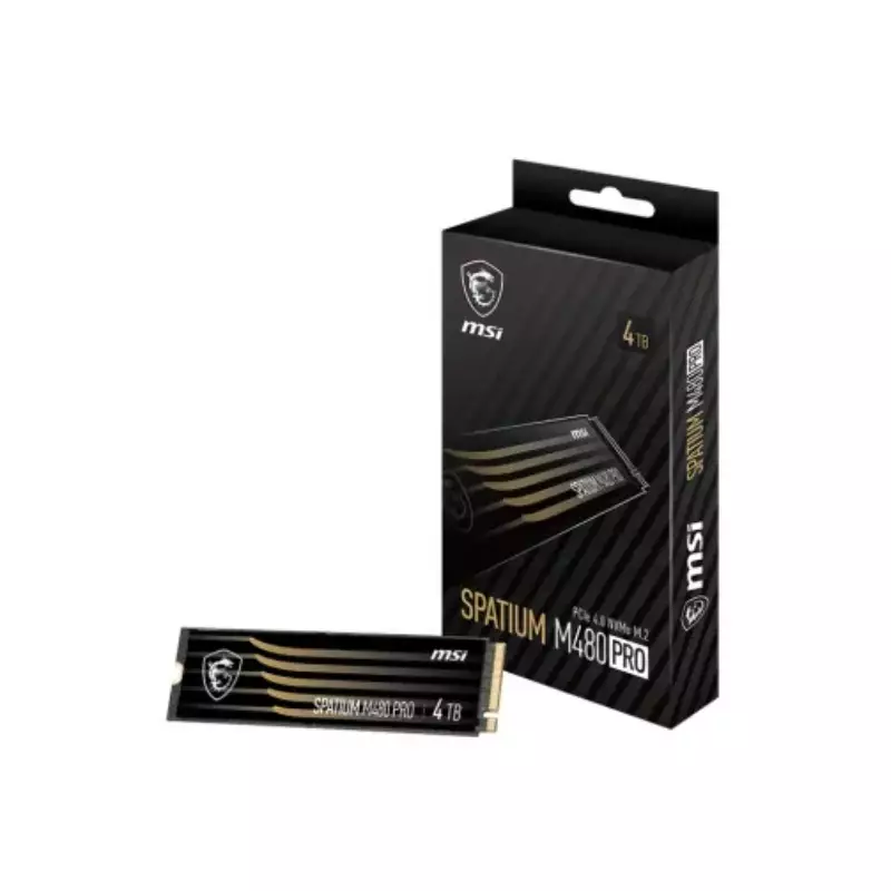 MSI SPATIUM M480 PRO 4TB PCIe 4.0 M.2 NVMe SSD