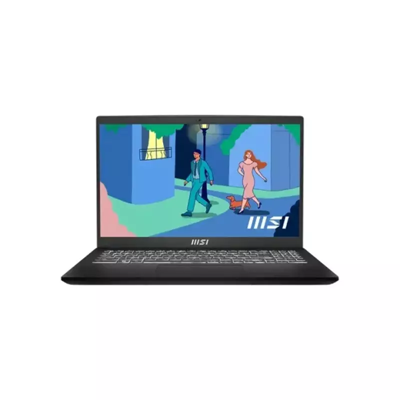 MSI MODERN 15 B7M AMD RYZEN 5 7530U 16GB RAM 512GB SSD 15.6 INCH FHD IPS DISPLAY CLASSIC BLACK LAPTOP