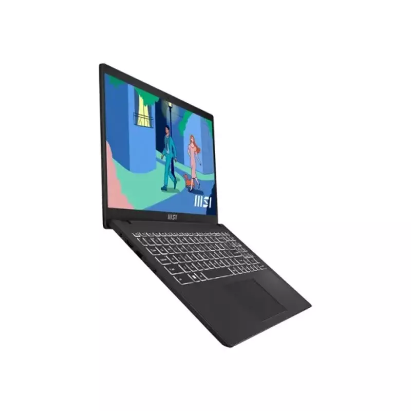MSI MODERN 15 B7M AMD RYZEN 5 7530U 16GB RAM 512GB SSD 15.6 INCH FHD IPS DISPLAY CLASSIC BLACK LAPTOP - 1