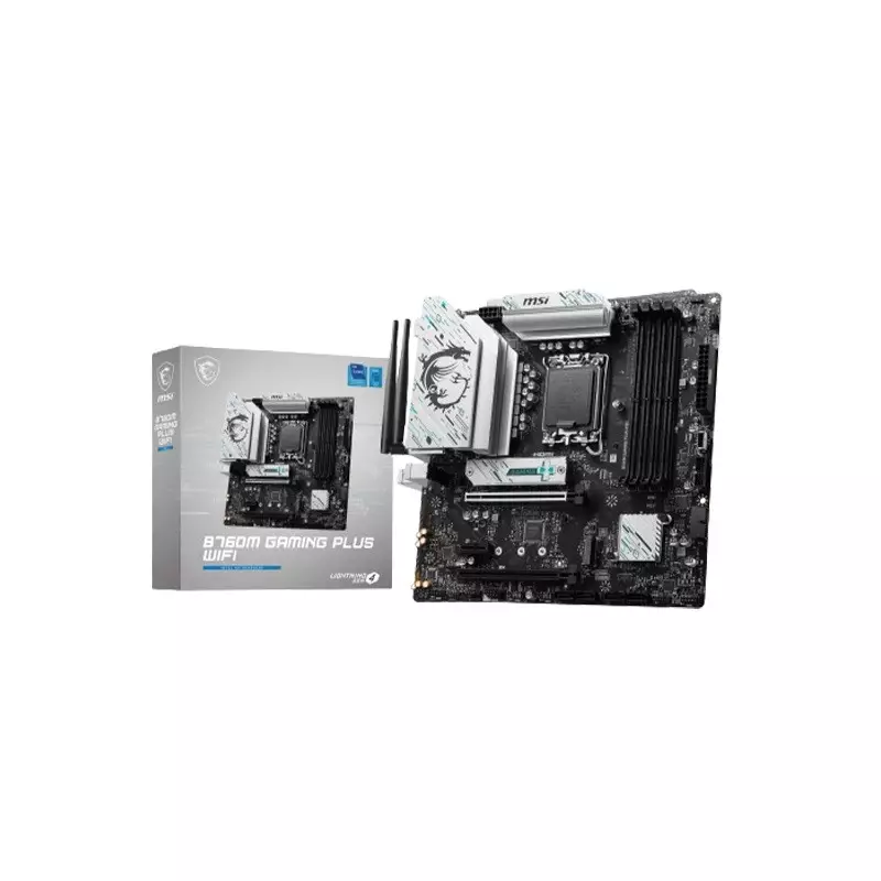 MSI B760M Gaming PLUS WiFi M-ATX DDR5 Motherboard