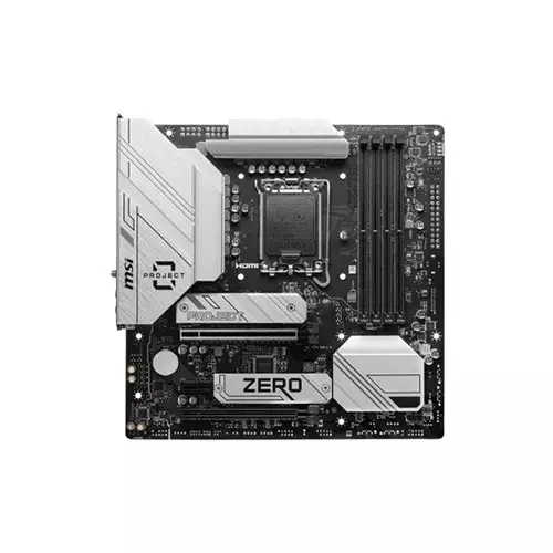 MSI B760M PROJECT ZERO DDR5 mATX Motherboard-1