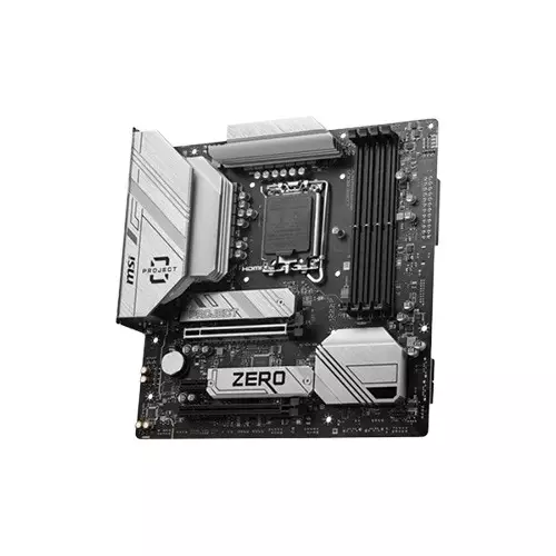 MSI B760M PROJECT ZERO DDR5 mATX Motherboard-2