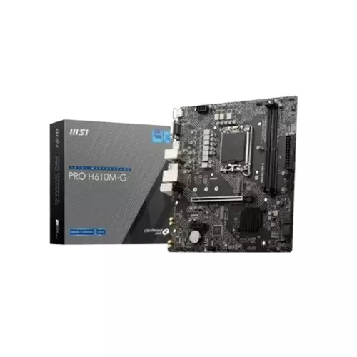 MSI PRO H610M-G DDR5 Intel 14th Gen Micro-ATX Motherboard