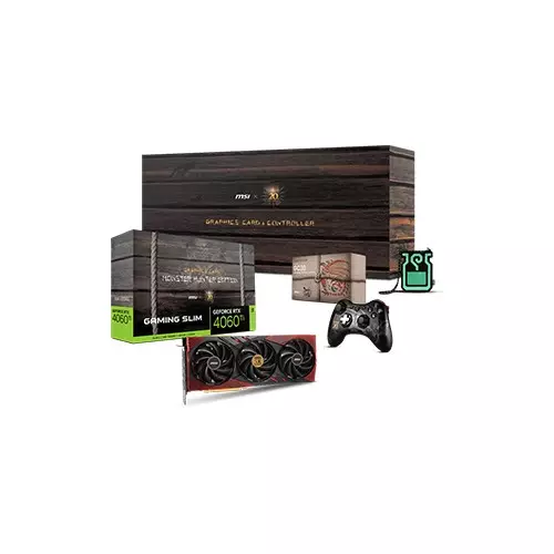 MSI GeForce RTX 4060 Ti Gaming Slim X GC30 Monster Hunter Edition 3X 8GB GDDR6 Graphics Card-1