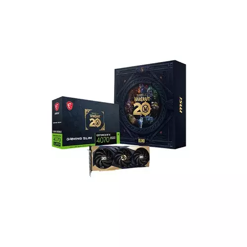 MSI GeForce RTX 4070 SUPER 12G GAMING SLIM World of Warcraft EDITION Graphics Card