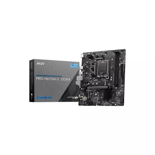 MSI PRO H610M-S DDR4 m-ATX 14th Gen Intel Motherboard