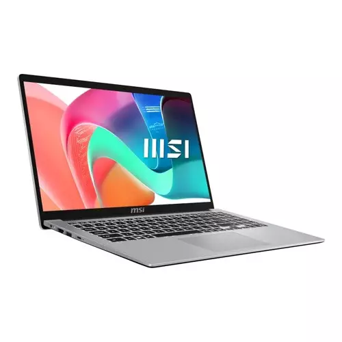 MSI Modern 15 F1MG Core 5 120U 15.6" Urban Silver AI Optimized Laptop-gallery-1