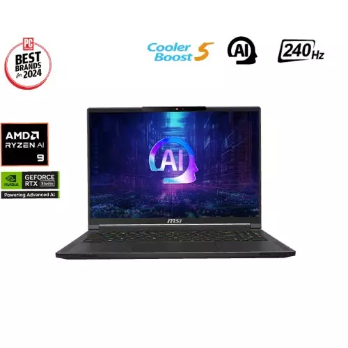 MSI Stealth A16 AI+ A3HVFG Ryzen AI 9 365, RTX 4060, 16-inch QHD+ Gaming Laptop