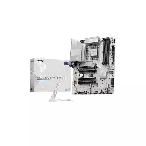 MSi PRO Z890-S WIFI DDR5 WHITE INTEL Z890 ATX White Motherboard