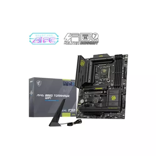 MSI MAG B860 TOMAHAWK WIFI DDR5 LGA 1851 ATX Intel Motherboard