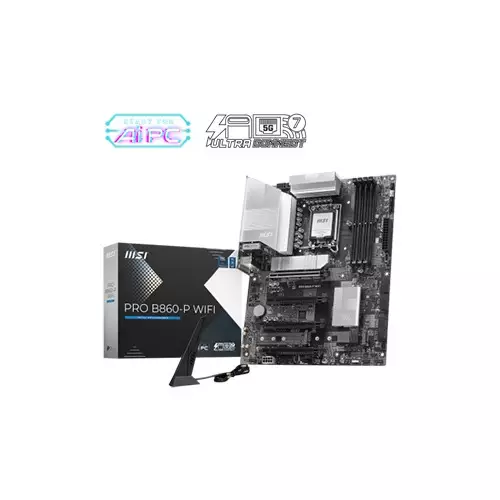MSI PRO B860-P WIFI DDR5 ATX Intel Motherboard
