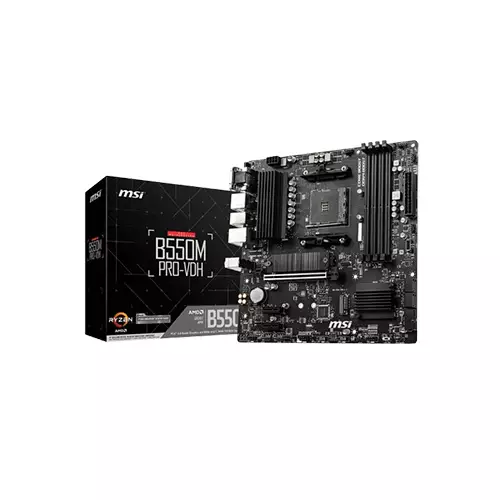 MSi B550M PRO-VDH AM4 AMD B550 DDR4 M-ATX Motherboard
