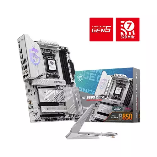 MSI MPG B850 EDGE TI WIFI DDR5 AM5 ATX Motherboard