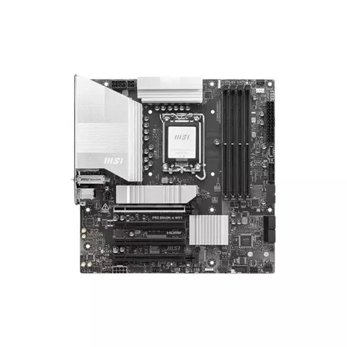 MSI PRO B860M-A WIFI LGA1851 Micro ATX Motherboard - 1