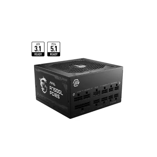 MSI MAG A750GL PCIE5 750W Full Modular 80 Plus Gold Power Supply