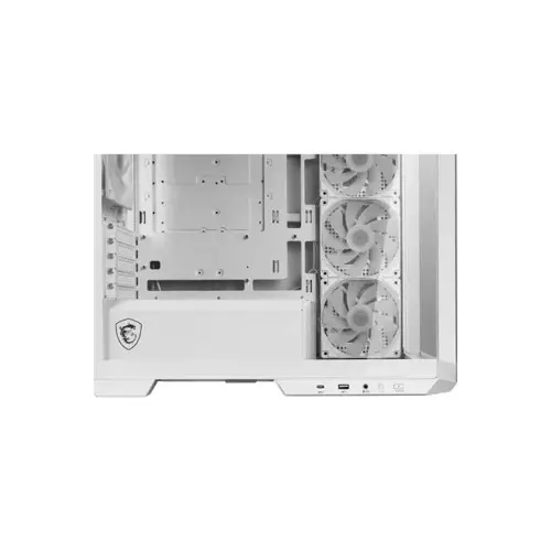 MSI MAG PANO 100R PZ ATX Mid Tower Gaming Case - White-gallery-2