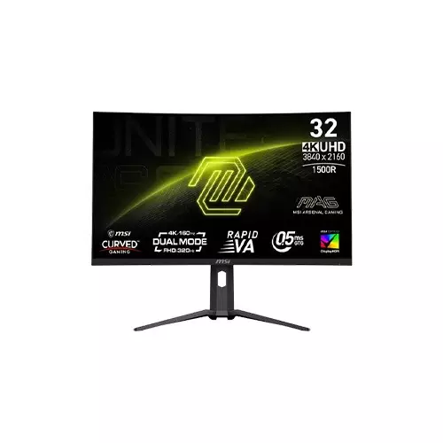 MSi MAG 321CUPDF 32-inch Dual Mode 160Hz Rapid VA 4k UHD Black Monitor