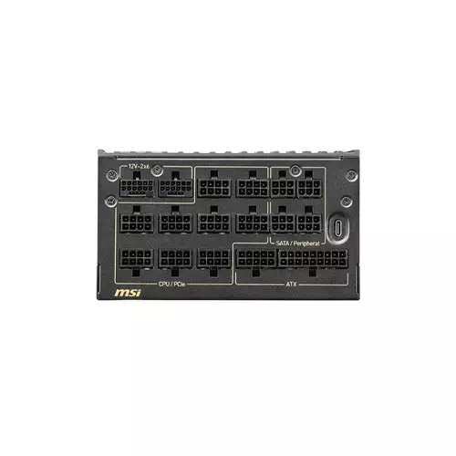 MSI MEG Ai1600t PCIE5 1600W 80 PLUS Titanium Fully Modular ATX Power Supply-gallery-3