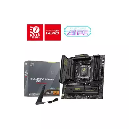 MSI MAG B850M MORTAR WIFI AM5 mATX DDR5 AMD Motherboard