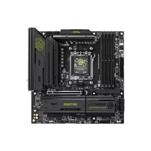MSI MAG B850M MORTAR WIFI AM5 mATX DDR5 AMD Motherboard - 1