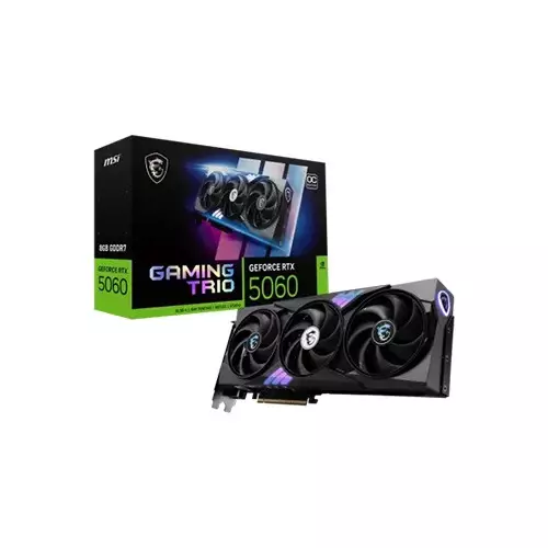 MSI GeForce RTX 5060 8G GAMING TRIO OC GDDR7 Graphics Card